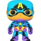 FUNKO POP BOBBLE FIGURINE CAPTAIN AMERICA MARVEL : BLACK LIGHT