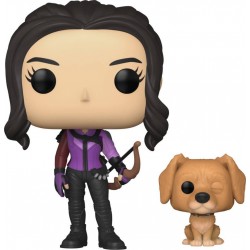 FUNKO POP BOBBLE FIGURINE KATE BISHOP AVEC LUCKY LE CHIEN HAWKEYE