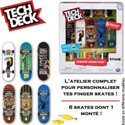 SPIN SKATE SHOP BONUS PACK TECH DECK FINGER SKATE