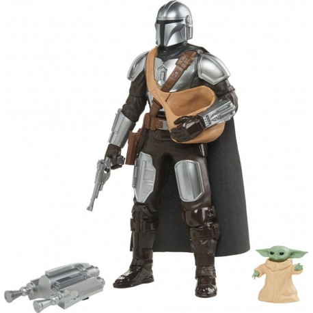 HASBRO STAR WARS GALACTIC ACTION MANDALORIAN AND GROGU