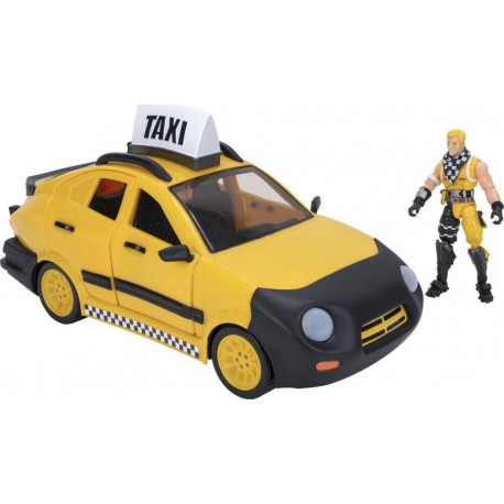 SIDJ VEHICULE TAXI JOY RIDE + FIGURINE FORTNITE