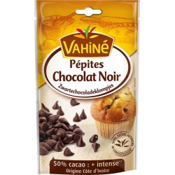 Vahiné Pépites Chocolat Noir 50% Cacao Origine Côte d’Ivoire 100g (lot de 3)