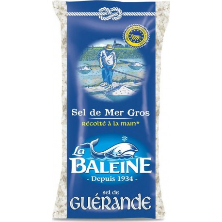 LA BALEINE GROS SEL GUERANDE 800g