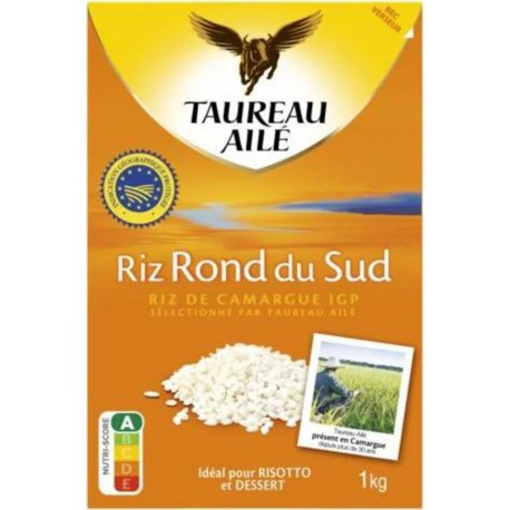 Taureau Ailé Igp Taureau Aile Riz de Camargue rond