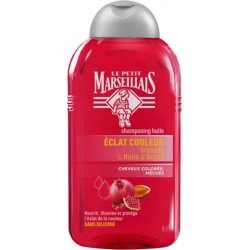 Le Petit Marseillais Shampooing Huile Éclat Couleur Grande & Huile d’Argan 250ml (lot de 4)