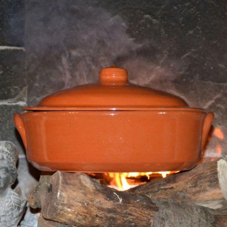 Yodeco Casserole en terre cuite - D 30cm