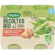 Blédina Les Récoltes Bio Légumes Verts Riz Poulet Fermier (dès 6 mois) par 2 pots de 200g (lot de 6)