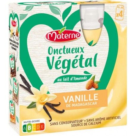 Materne Végétal onctueux Vanille Madagascar 4x85g -340g