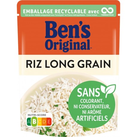 BEN'S ORIGINAL Riz micro-ondes LONG GRAIN express 250g