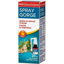Mercurochrome Gorge Propolis Miel-Citron Spray 20ml
