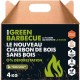 GREENBBQ Charbon de bois écologique noyaux d'olives 4Kg