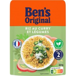 Ben's Original Riz au curry et légumes 2min 220g