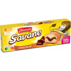 Brossard Gâteaux Chocolat Savane x7 210g (lot de 2)