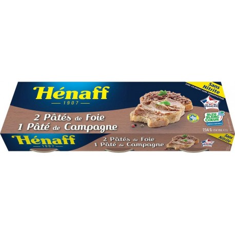 HENAFF 2FOIE+1CAMP 1/10 3X78G