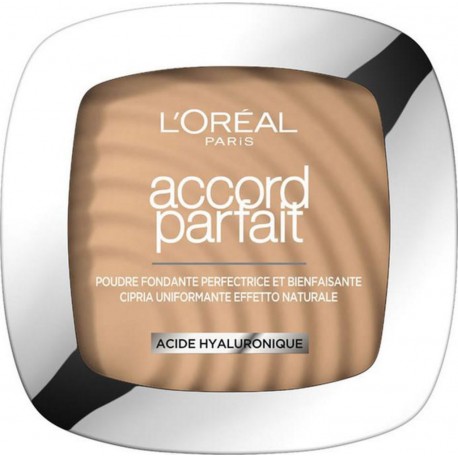 L'Oréal Fond de teint poudre Accord Parfait Beige doré nu boitier 9g