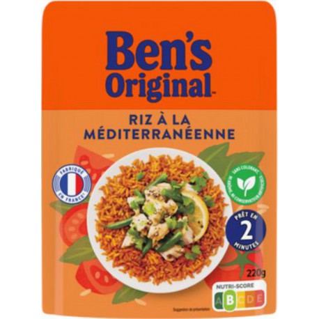 Uncle Ben’s RIZ EXPRESS 2mn à la Méditerranéenne 220g