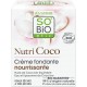 SO BIO ETIC Crème fondante nourrissante à l'huile de coco bio peaux sèches à très sèches 50ml