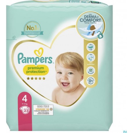 PAMPERS PREMIUM PAQUET Premium Protection 9-14Kg T4 X23