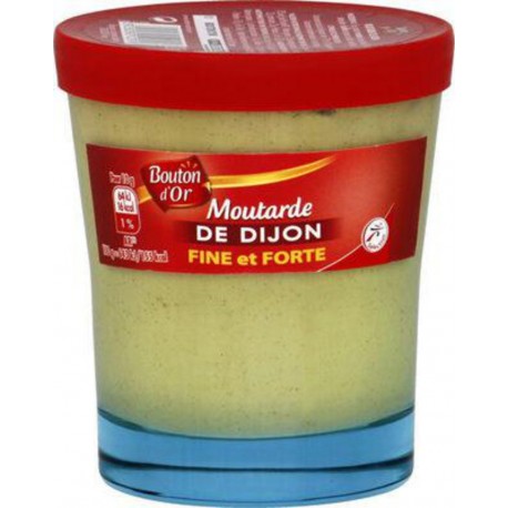 Bouton d’Or Moutarde de dijon fine et forte.245g