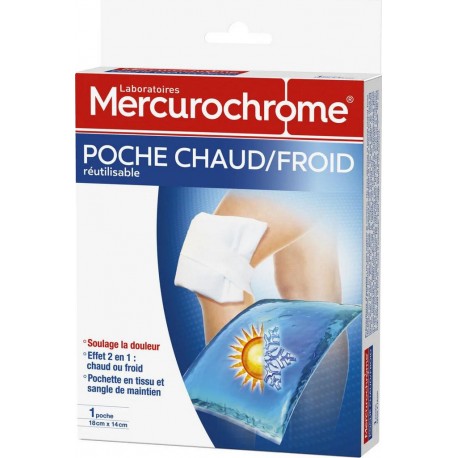 MERCUROCHROME Poche Anti-Douleurs Chaud / Froid Réutilisable boîte 1 poche