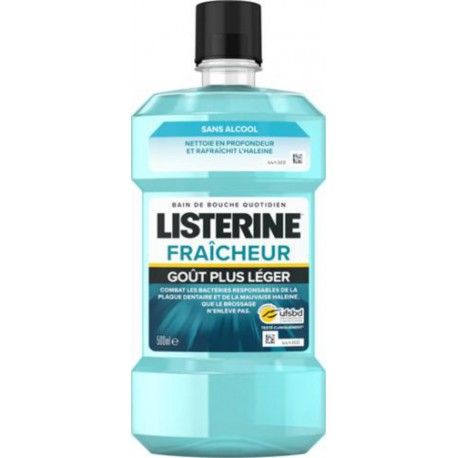 Bain de bouche Listerine Fraîcheur 500ml