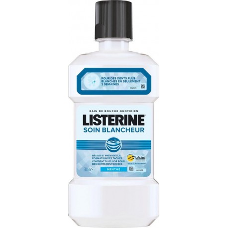 Bain de bouche Listerine Soin blancheur 500ml