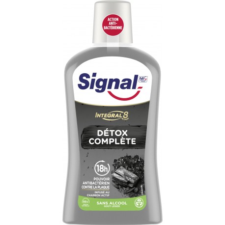 Signal Bain de bouche Integral 8 Detox complète 500ml