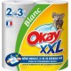 Okay XXL Essuie-tout compact blanc x2 rouleaux (lot de 3)