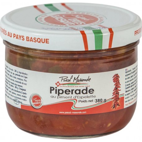 Pascal Massonde Piperade au piment d'Espelette 380g