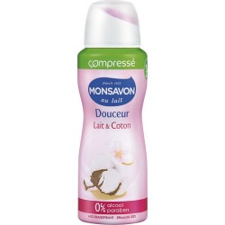 Monsavon au Lait Compressé Douceur Lait & Coton 100ml (lot de 6)