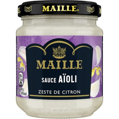 Maille Sauce aïoli zeste de citron 185g