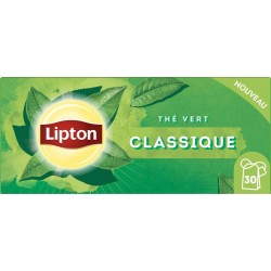 LIPTON Thé vert classique x30