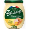 Benedicta Mayonnaise nature goût fin et délicat 255g (lot de 6)
