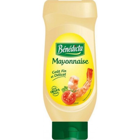 Bénédicta Mayonnaise Goût Fin et Délicat aux Oeufs Frais 585g (lot de 6)