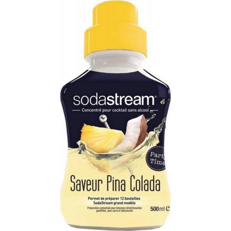 Sodastream Concentré pour Cocktail sans Alcool Saveur Pina Colada 500ml  (lot de 3) 30011063 