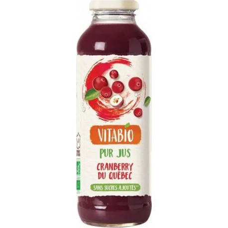 VITABIO PUR JUS CRANBERRY 50cl