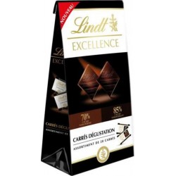 Lindt Chocolat noir carrées x28 154g