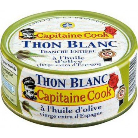 Capitaine Cook THON BLANC à l’huile d’olive vierge extra d’Espagne 160g