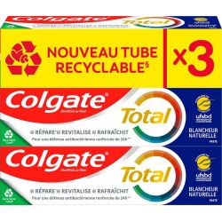 Colgate Dentifrice Total Blancheur 3x75ml 225ml