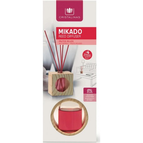 Mikado Diffuseur Cristalina Fruits rouges 30ml