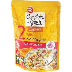 Riz cantonais Comptoir du Grain Express 2min 250g