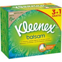 Kleenex Mouchoirs Balsam 3+1