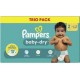 Pampers Couches Baby Dry T2 Taille 2 4-8Kg TRIO PACK x174