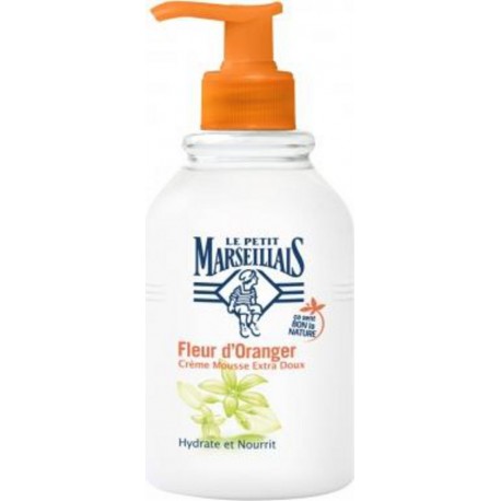 Le Petit Marseillais Crème Mousse Extra Doux Fleur d'Oranger Bio 300ml