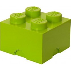 Room Copenhagen LEGO Storage Brick 4 light zielony - RC40031220