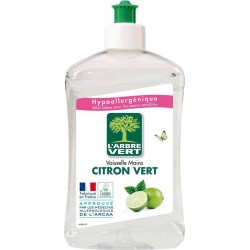 L'Arbre Vert L’Arbre Vert Vaisselle & Mains Hypoallergénique au Citron Vert 500ml (lot de 8)