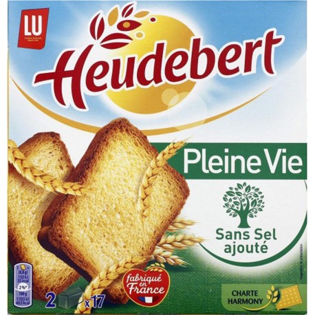 LU Heudebert Pleine Vie Sans Sel Ajouté 300g (lot de 6)