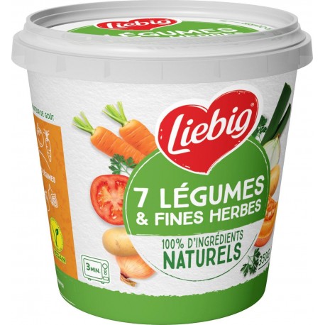 LIEBIG CUP 7 LEGUMES & &FINES HERBES 350g