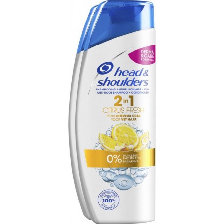 Head & Shoulders Shampooing Citrus Fresh 2 en 1 2x280ml