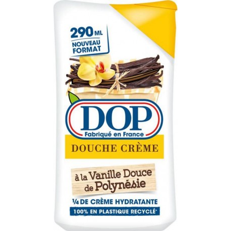DOP Crème douche parfum vanille douce de Polynésie 290ml